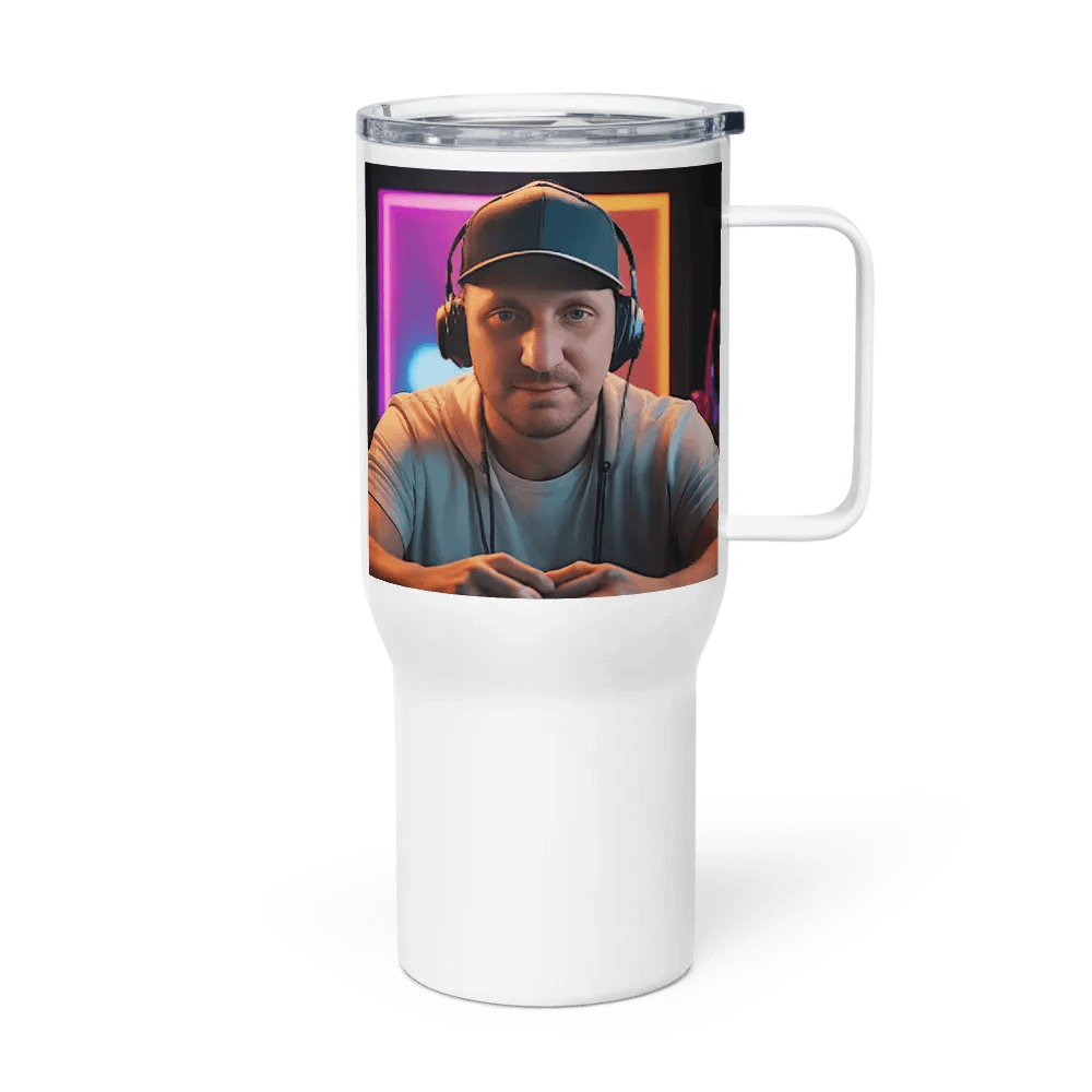 Trink Becher mit Deckel product image (3)