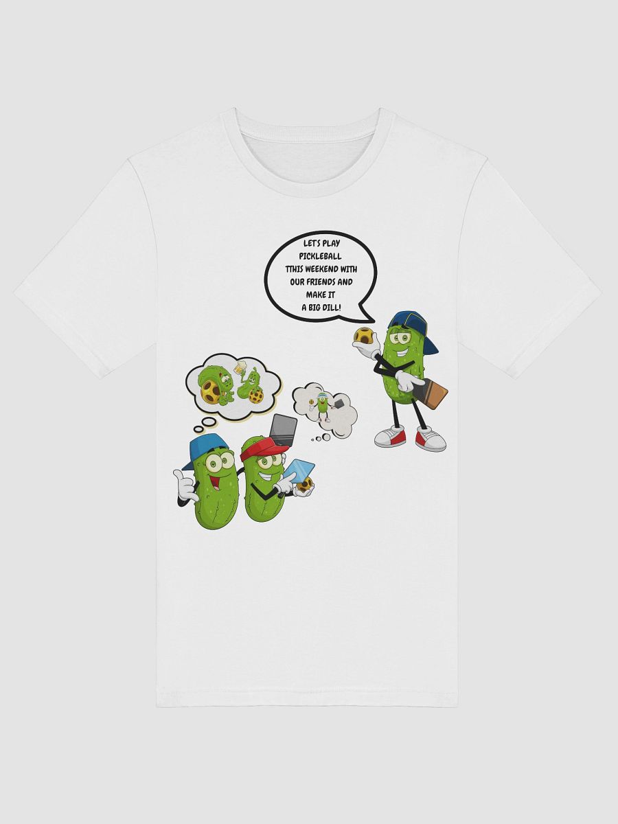 Pickleball Make It A Big Dill Supersoft Cotton T-Shirt product image (5)