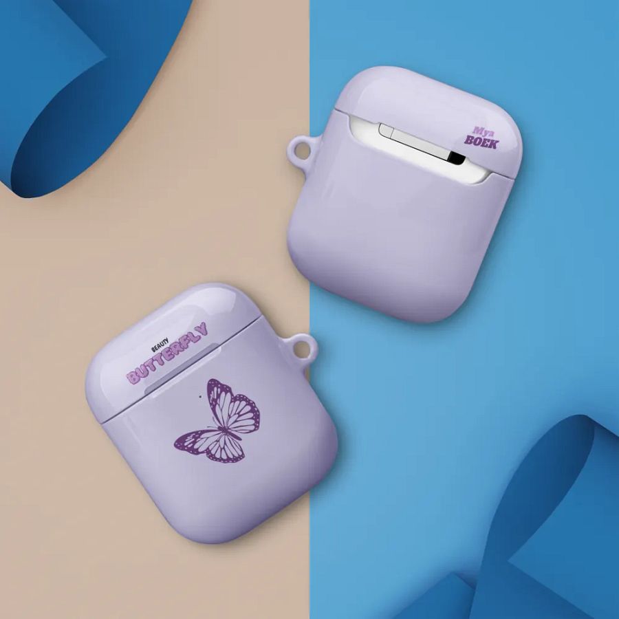 Airpods case butterfly product image (5)