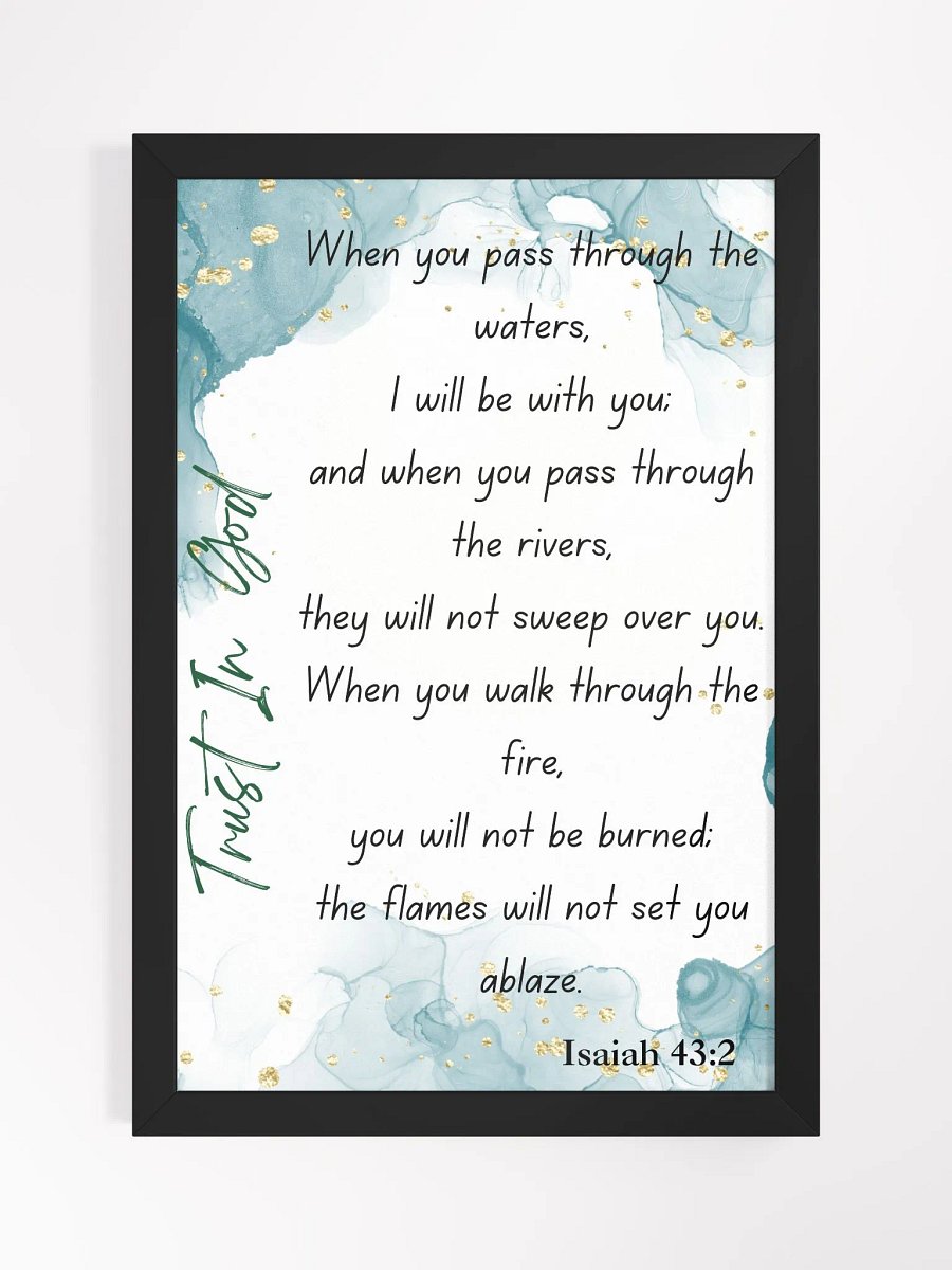Trust In God Isaiah 43:2 product image (1)