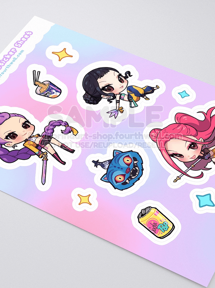 Huntrix Sticker Sheet product image (2)