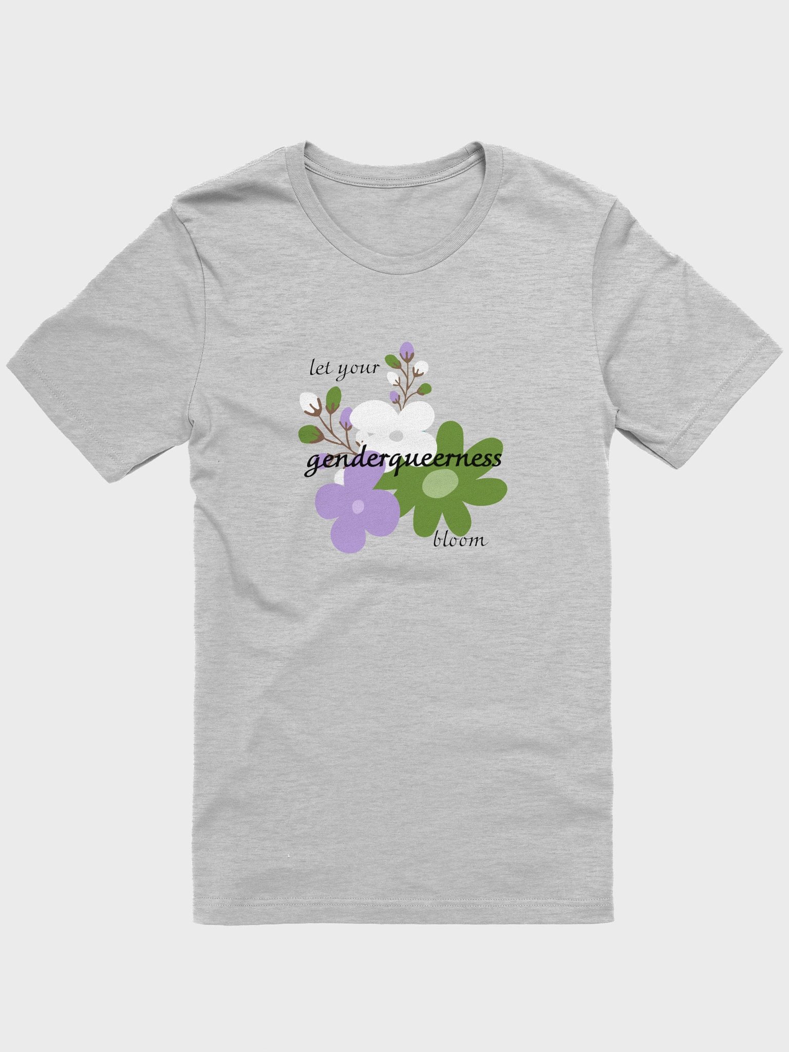 let your genderqueerness bloom t-shirt product image (1)