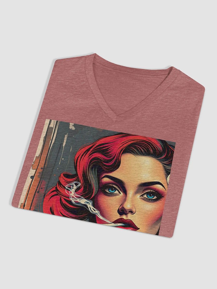 Elegance in Comfort: Relaxed V-Neck T-Shirt product image (3)