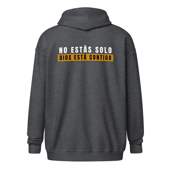 Sudadera Unisex con Capucha y Cremallera | No estás solo product image (1)