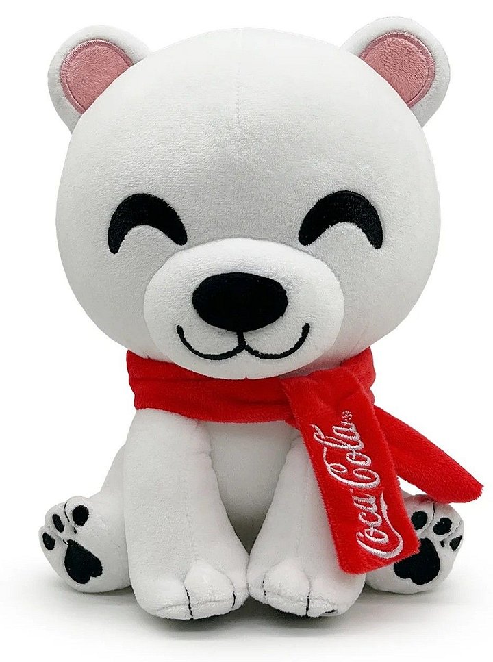 Figurina de plus Youtooz Ad Icons: Coca-Cola - Polar Bear, 22 cm product image (1)