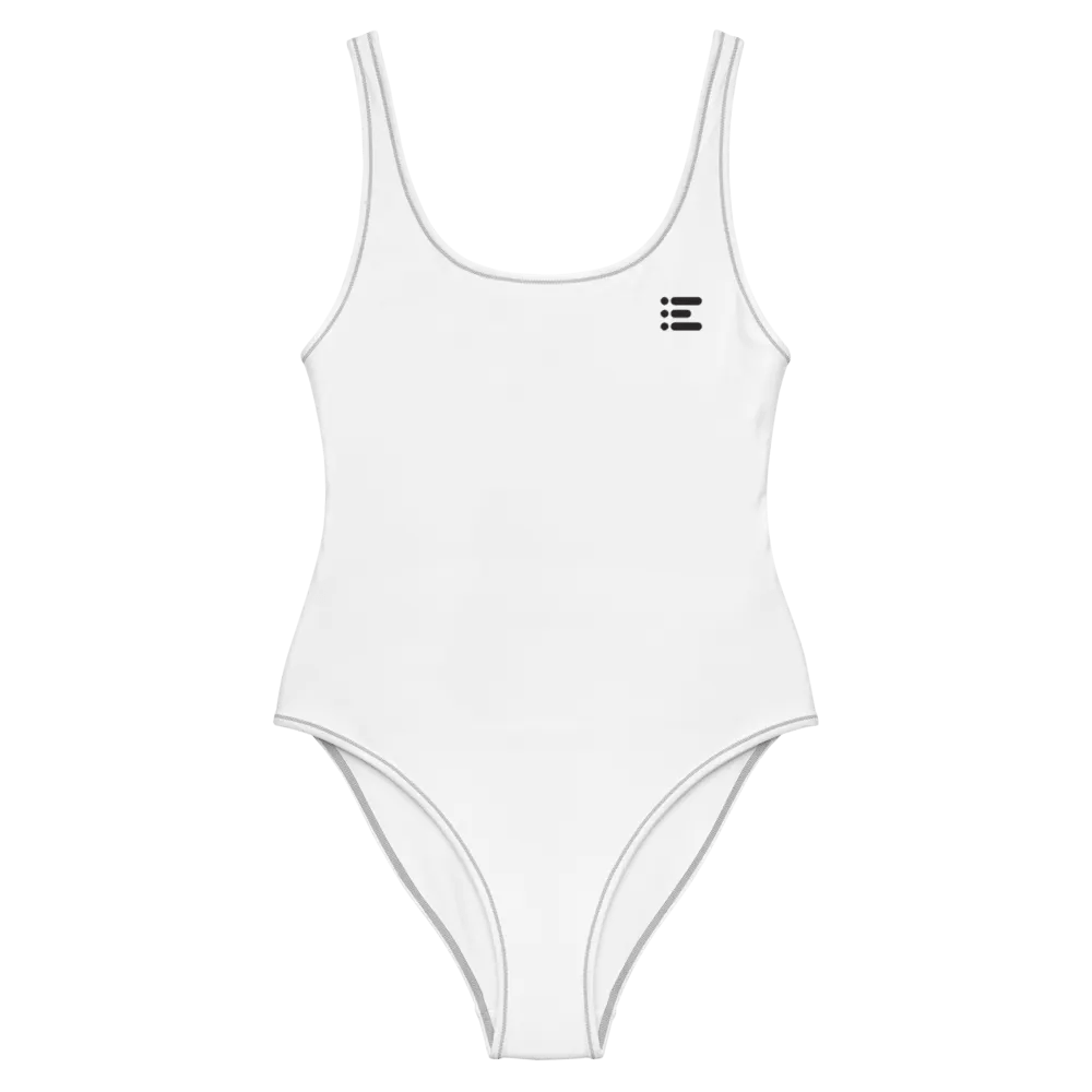All-Over Print One-Piece Swimsuit w/ Left Logo product image (5)