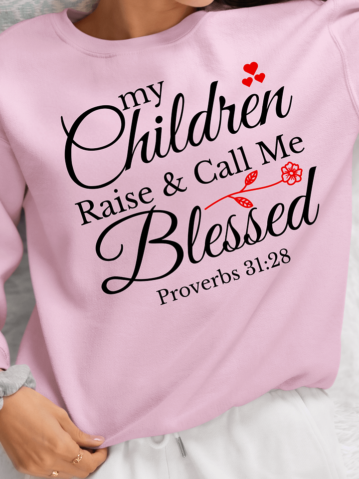 Blessed Mama Gildan Sweatshirt. product image (1)