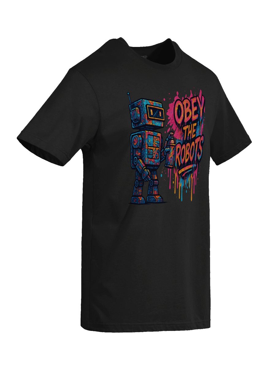 Obey the Robots – Retro Graffiti Street Art product image (9)