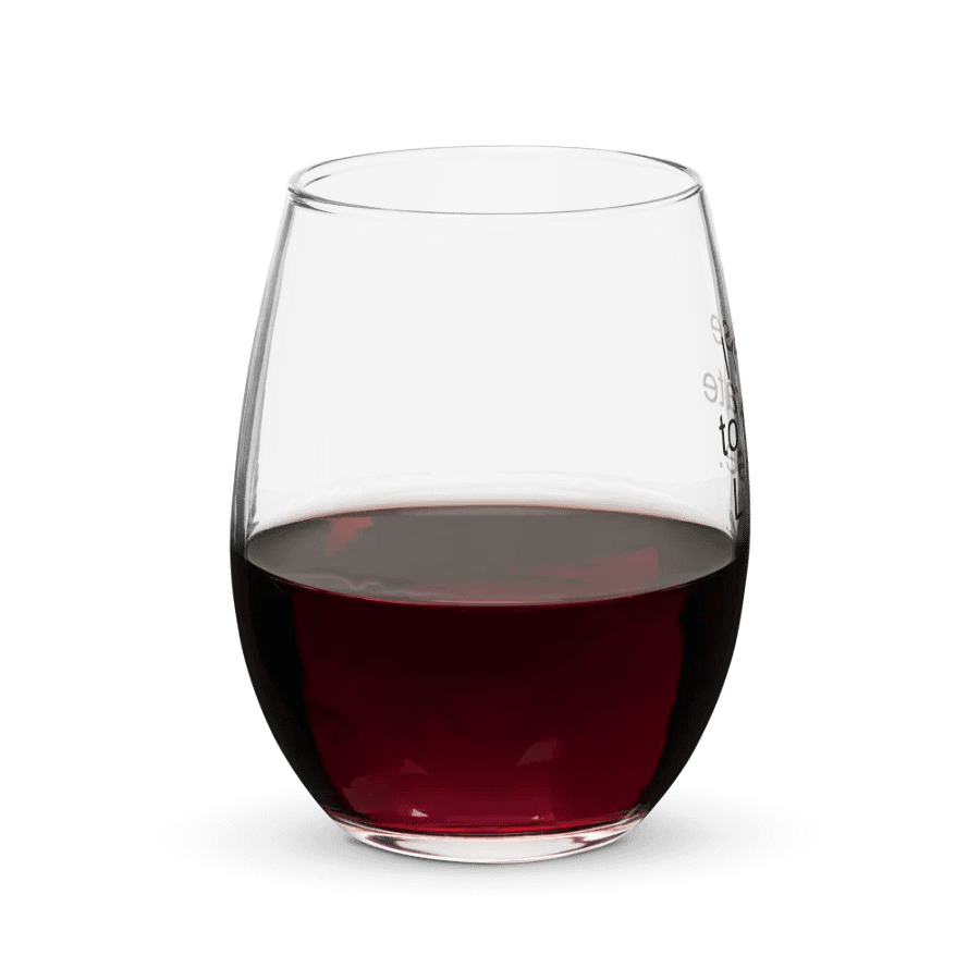 I refuse to tolerate lactose wine glass product image (5)