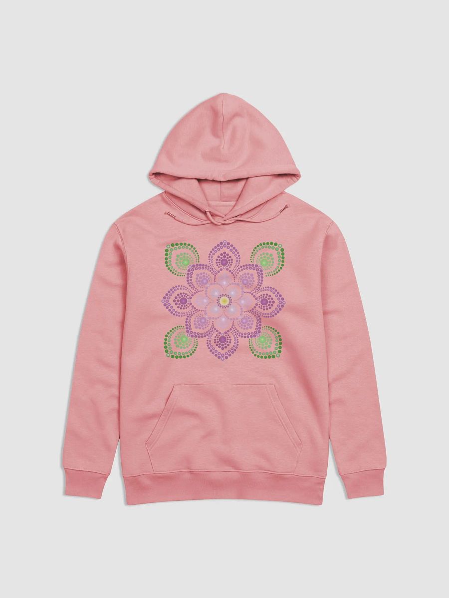 Purple and Green Mandala Unisex Eco Hoodie product image (7)