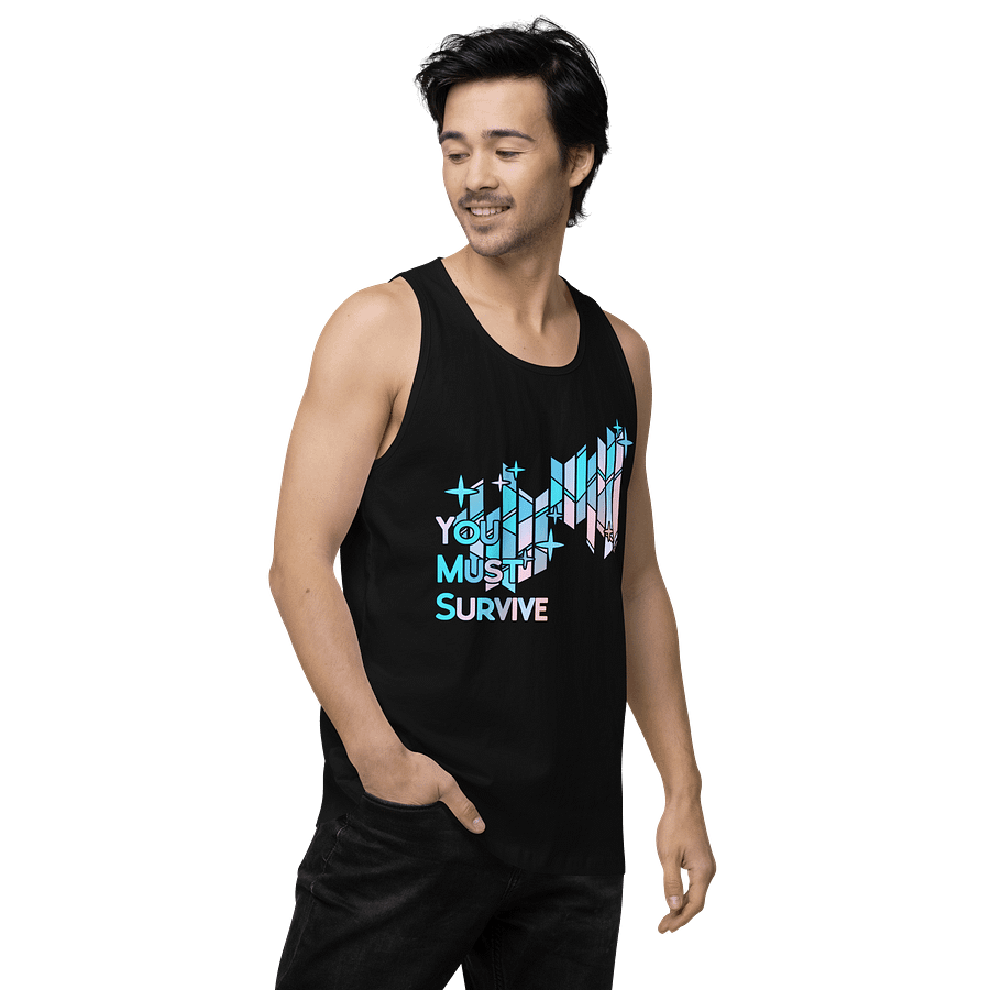 "YOU MUST SURVIVE" STAINED GLASS tanktop product image (5)