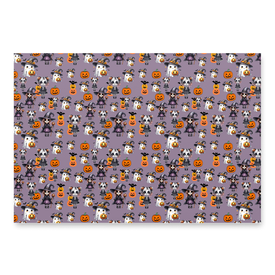 HAlloween wrapping paper set product image (2)