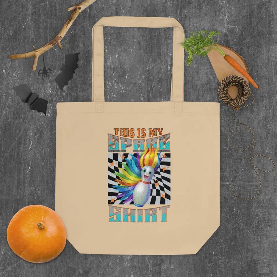This Is My Spare Shirt Bowling Flame-haired Pin Tote Bag product image (4)
