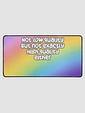 Not Low Quality XL Desk Mat - rainbow product image (1)