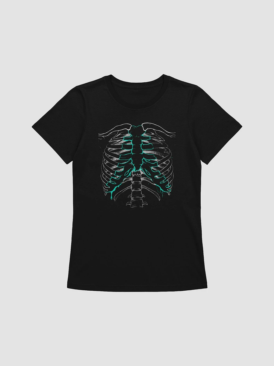 Cyan Rib Femme Line Tee - Black product image (1)