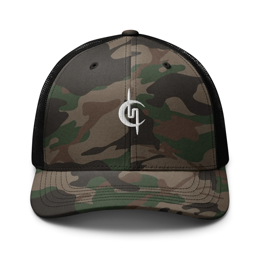 Pixel Maze Camo Trucker Hat product image (1)