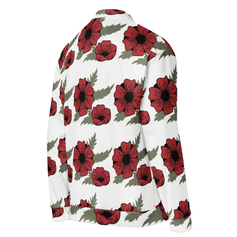 Blossom Grid All-Over Bomber Jacket product image (5)