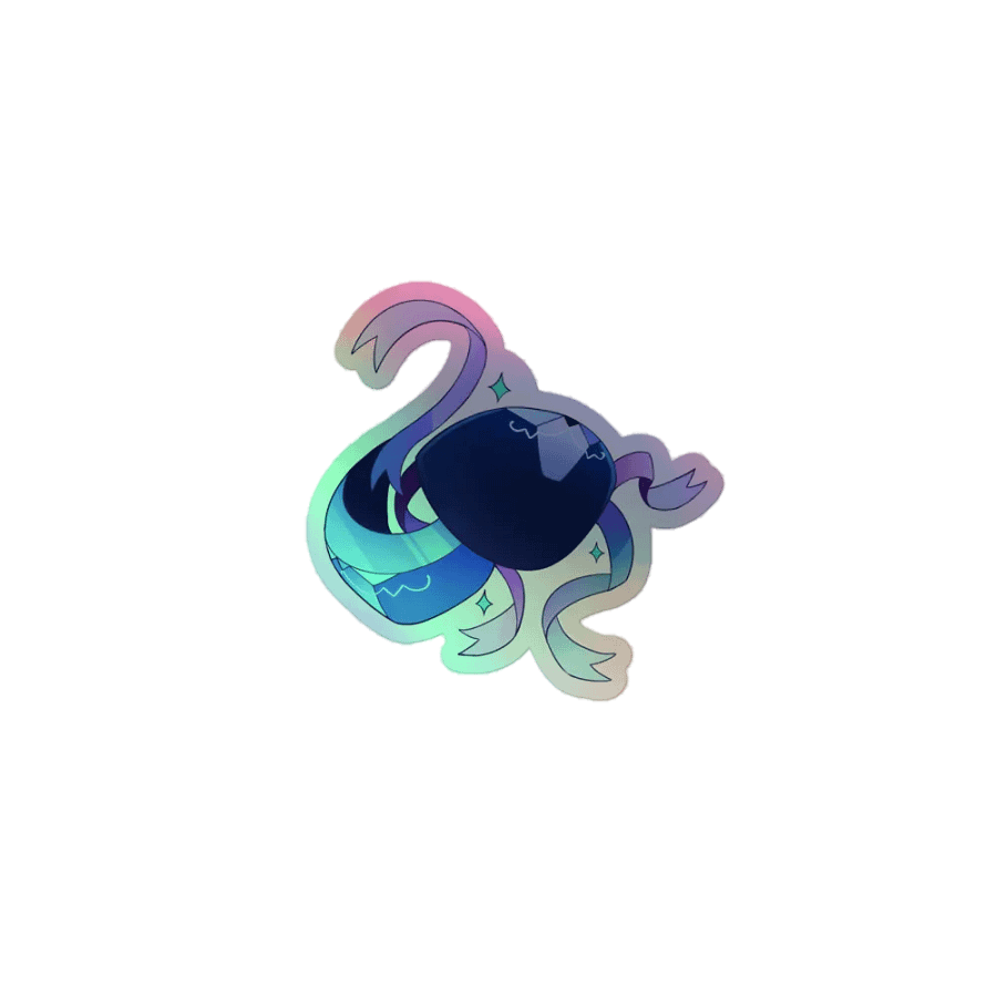 The Two Masks | Holographic Sticker product image (1)