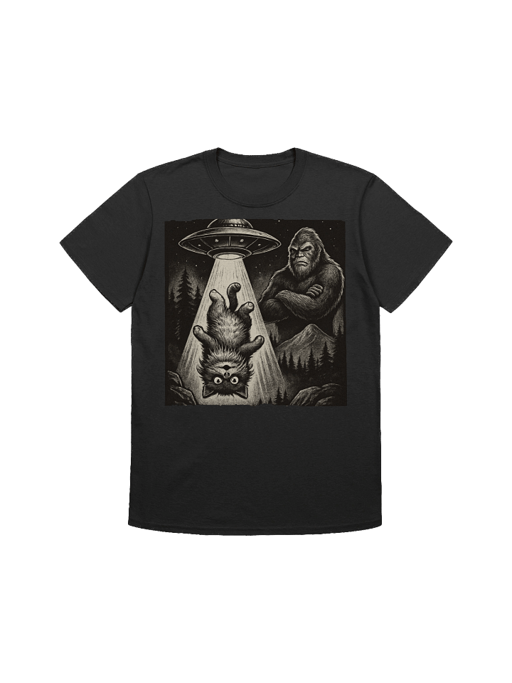 UFO Cat Bigfoot T-Shirt product image (4)