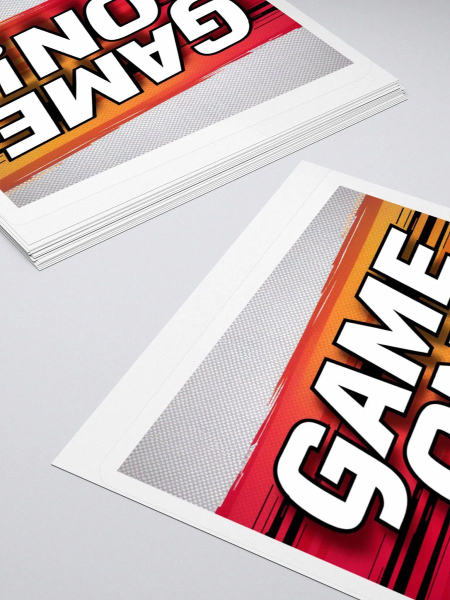 Bold "Game On!" Sticker - Dynamic Gaming Decal product image (4)