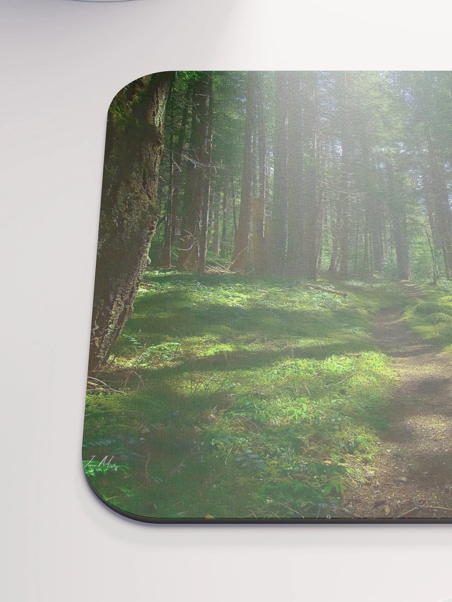 Lower Dungeness Trail Timber sun lighting Mouse Pad product image (6)