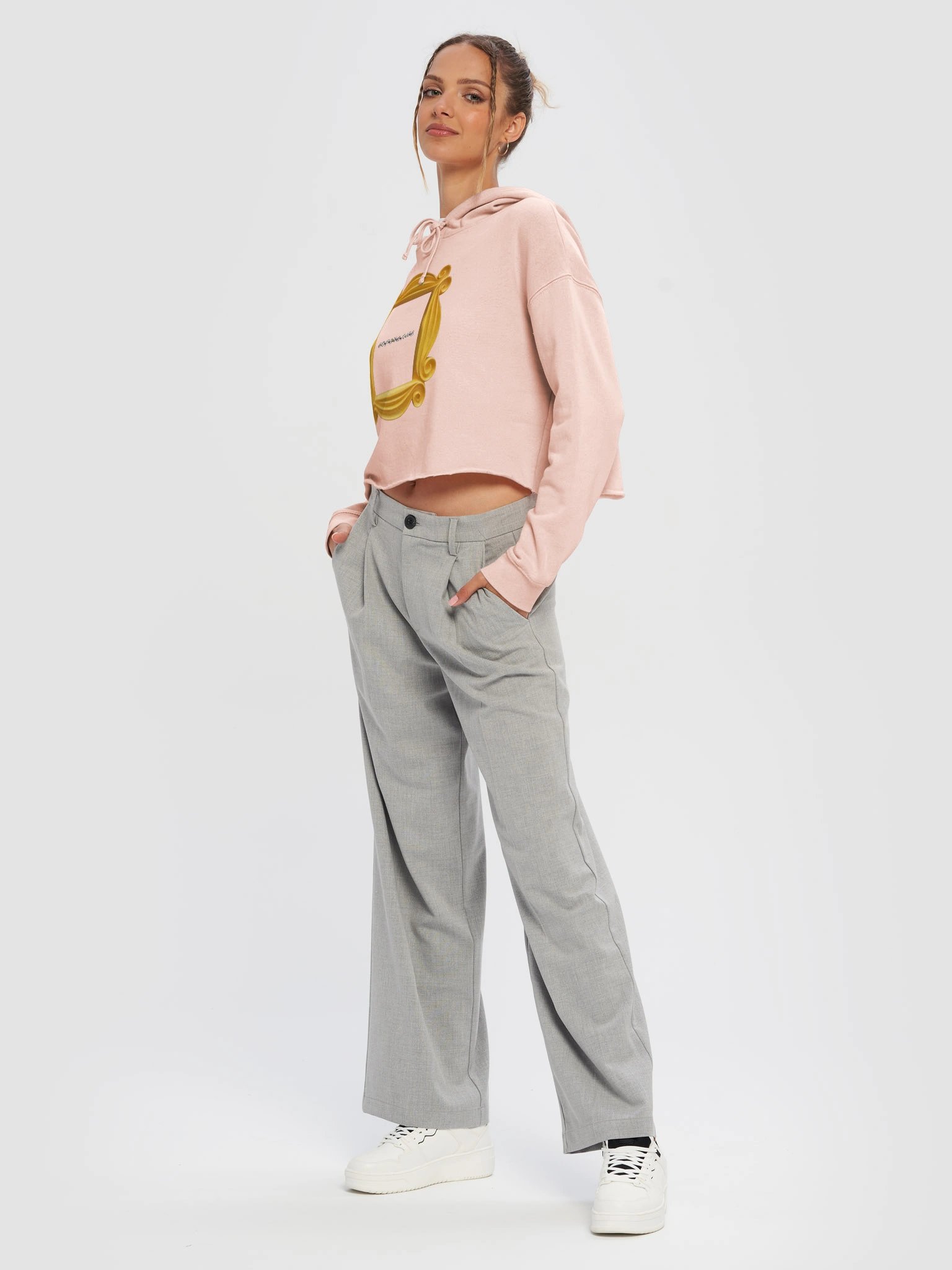 G•O•R•E•Y•G•A•N•G - Independent Trading Co. Women’s Lightweight Cropped Hoodie product image (29)