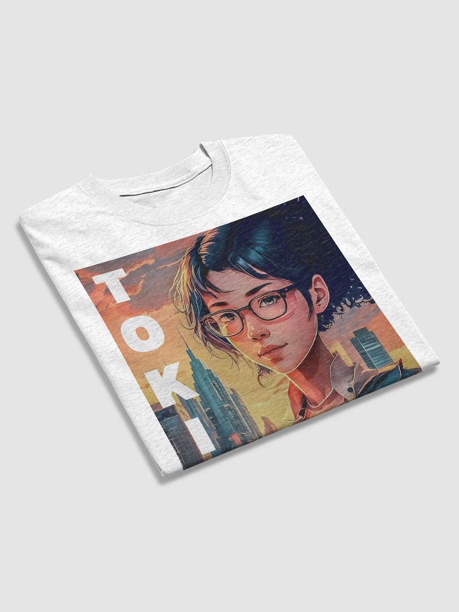 Tokito Cityscape Korean Sunset Series Relaxed-Fit GIRL T-Shirt product image (3)