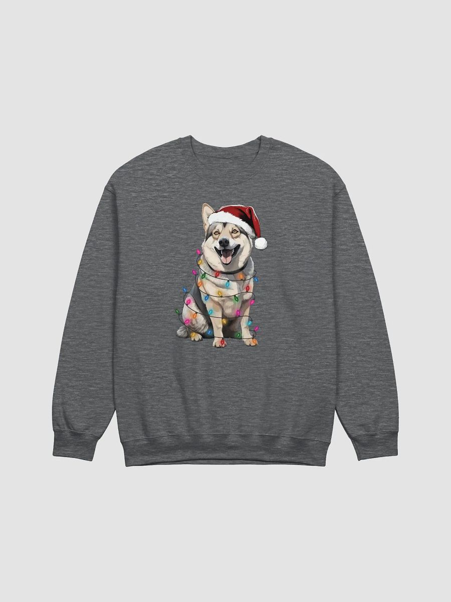 Funny Swedish Vallhund Christmas Sweatshirt for Wolf Corgi Paw-rents product image (3)
