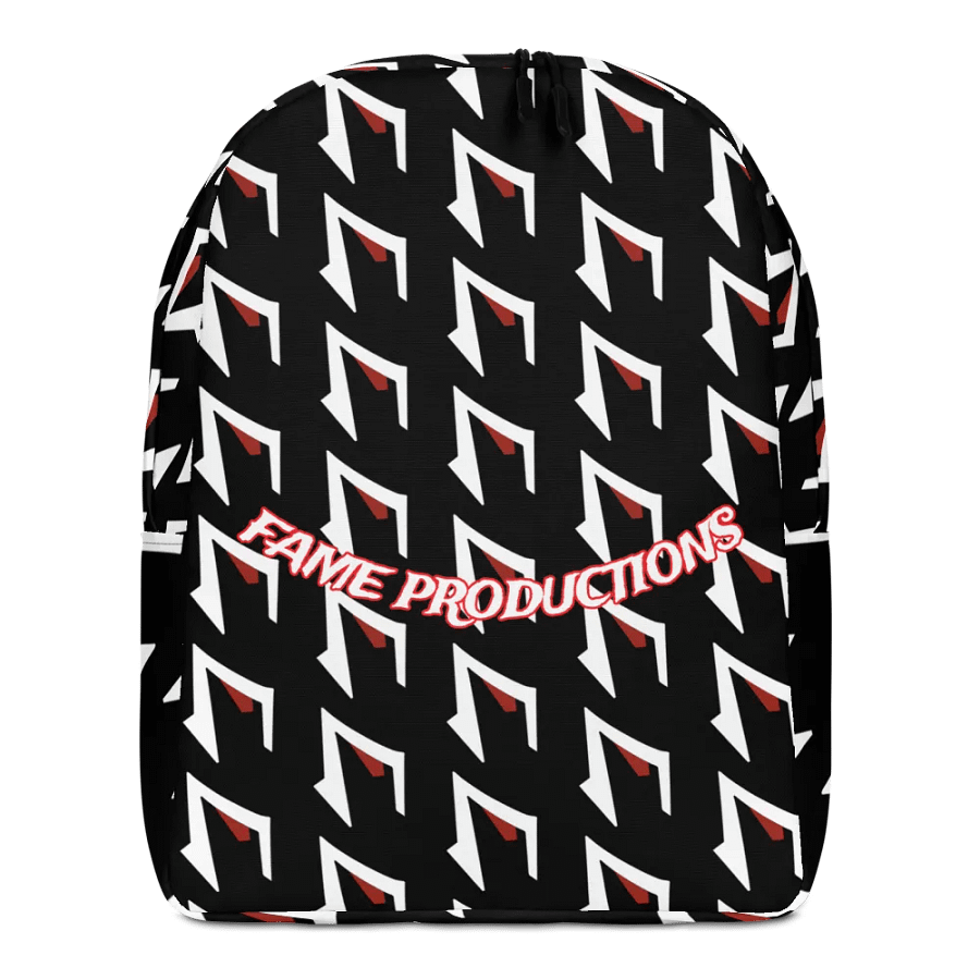 Customizable Minimalist Backpack - FAME PRODUCTIONS product image (1)