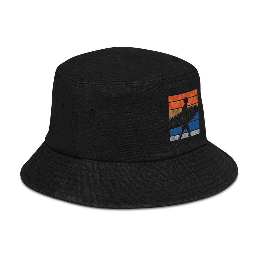 Surf Silhouette Denim Bucket Hat product image (3)