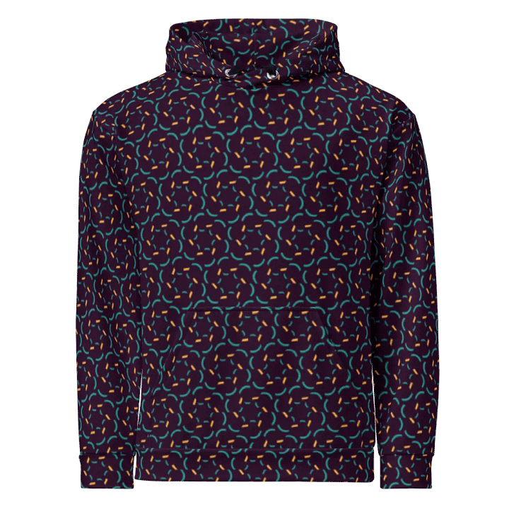 DDP Flux Geometric Allover Print Hoodie for Men and Women product image (1)