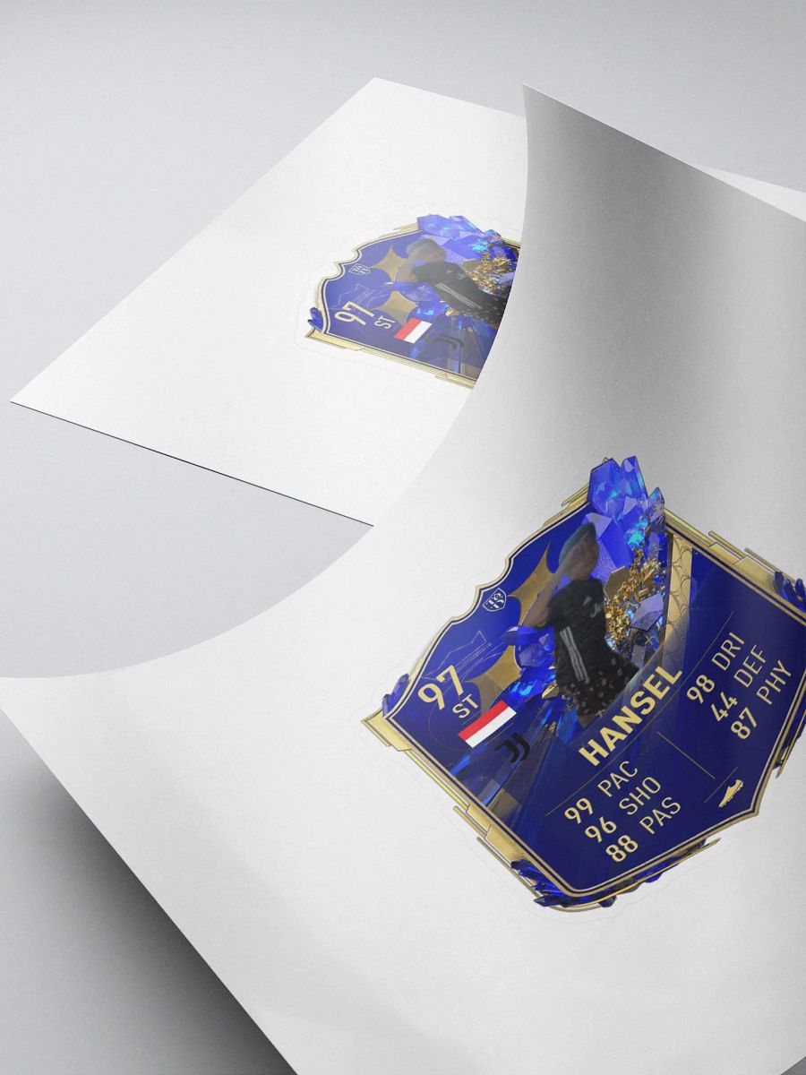 Hansel Plays fifa card sticker product image (4)