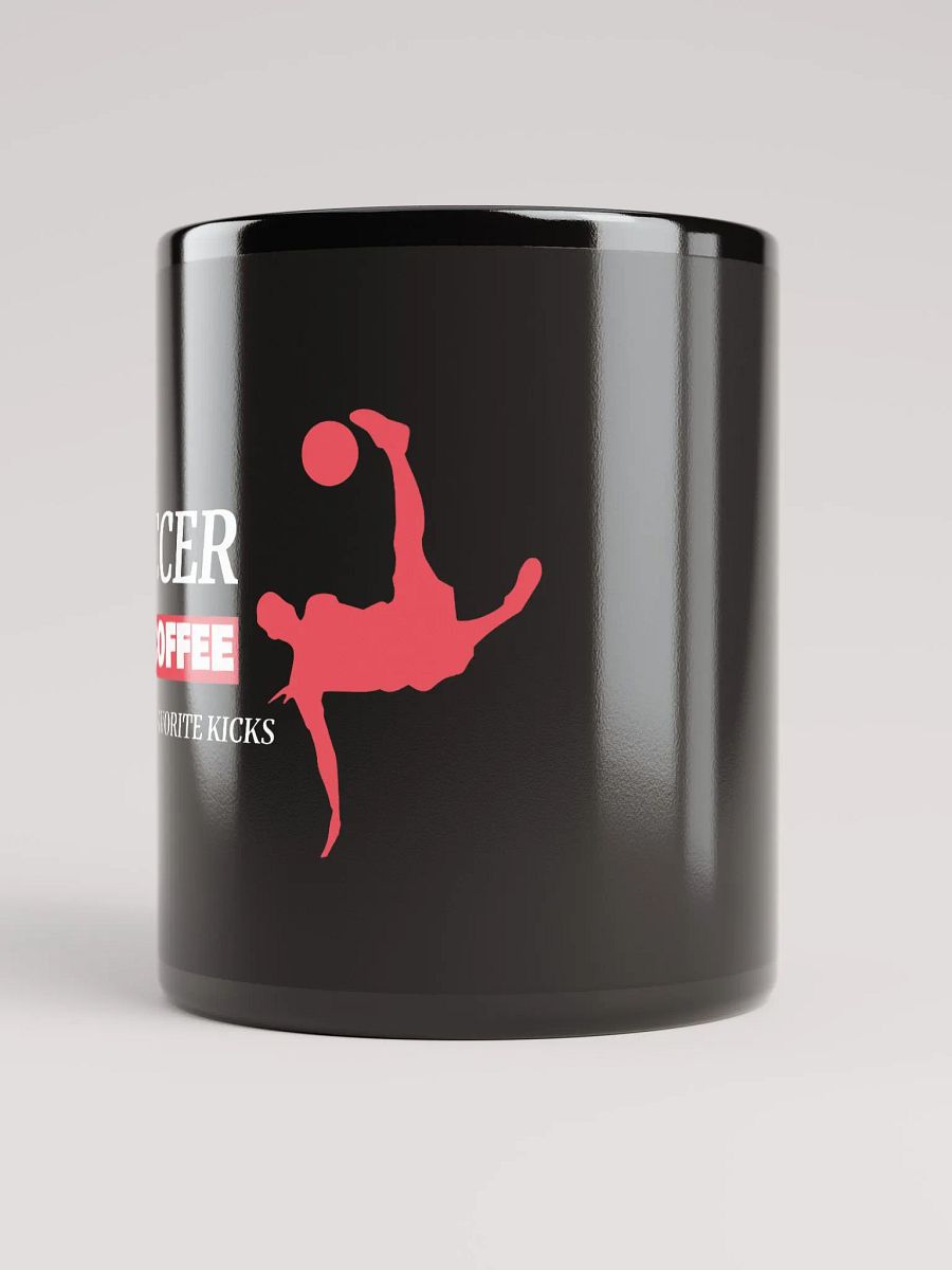 Dynamic Red Silhouette Soccer Coffee Mug product image (3)