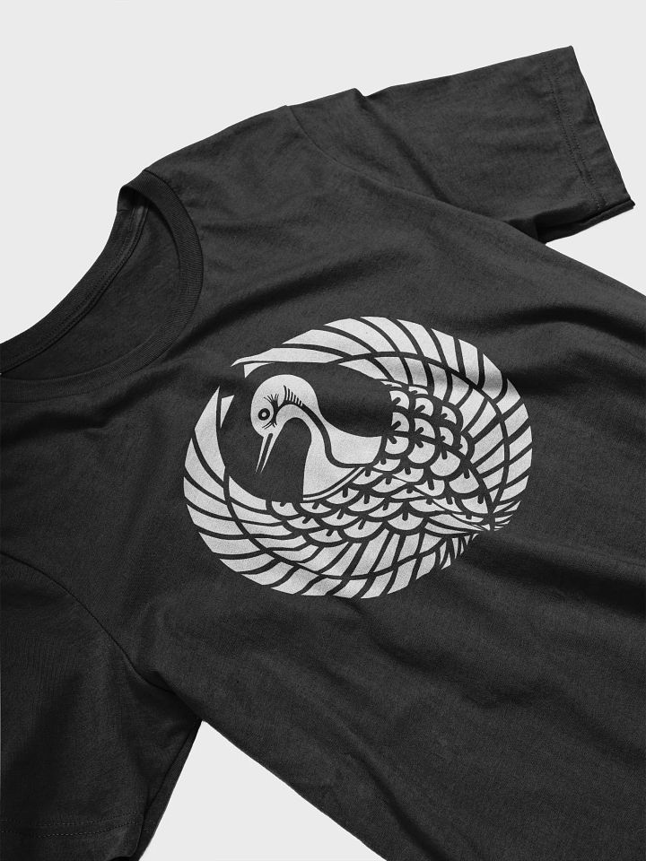Tsuru-no-maru Crest T-Shirt – Symbol of Longevity & Nobility product image (1)