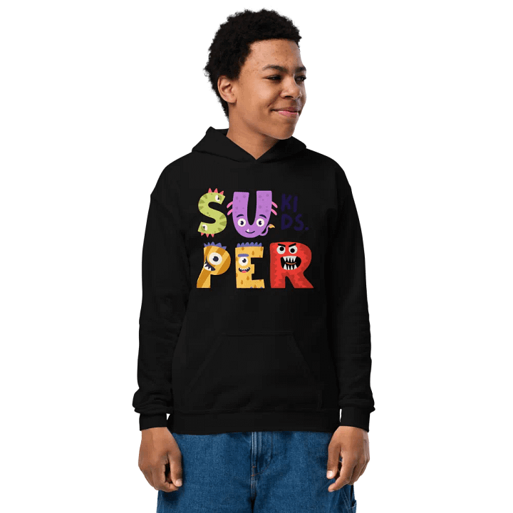Monster Alphabet Kids Hoodie product image (1)
