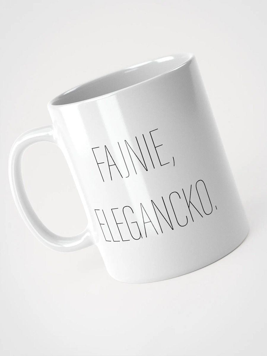 Biały kubek, fajny elegancki w sumie. product image (1)