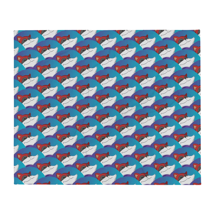 Red Trash Panda Love Blanket product image (2)