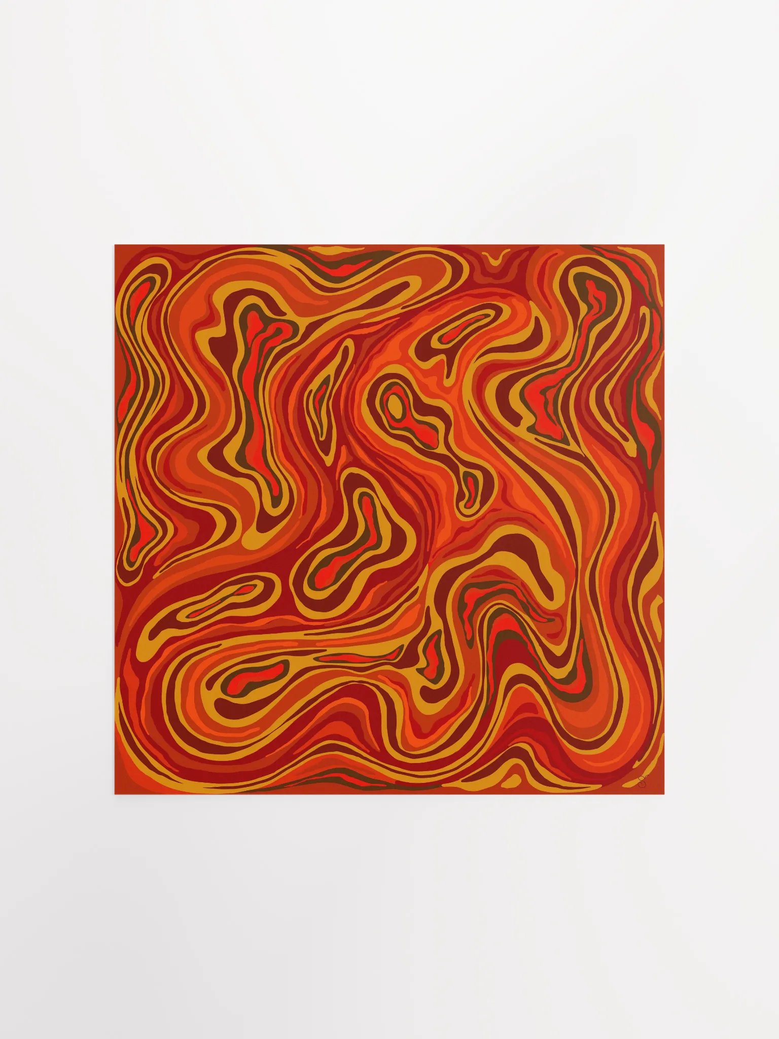 Sedona Swirls Matte Poster - Stone No. 5 product image (1)