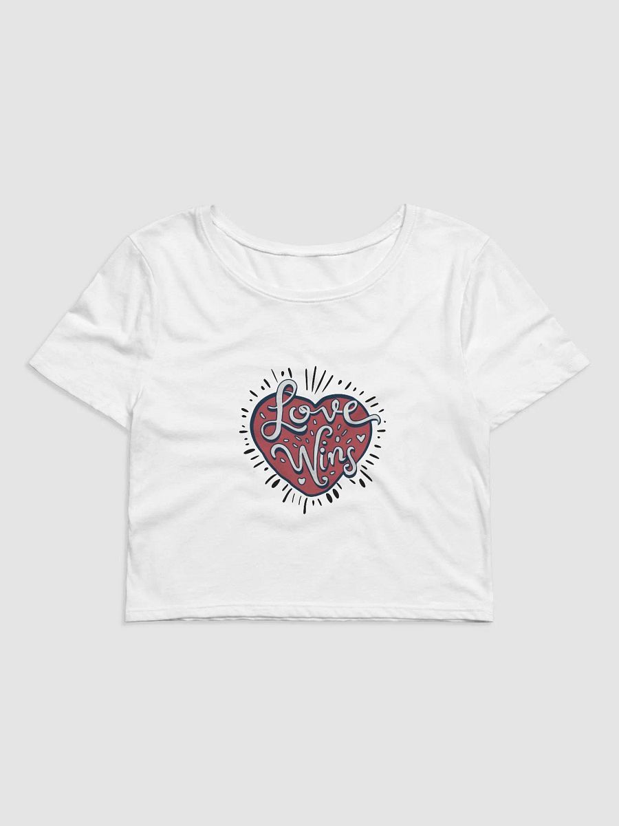 Love Wins Heart Crop Top product image (3)