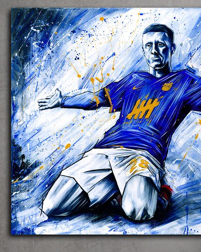 I needed a change back in August so I painted this.

Born a blue and didn’t know, I found my way in the late 90’s and 2000s t...