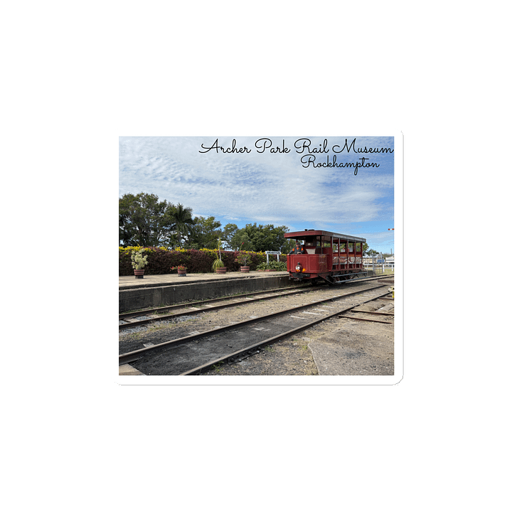 Archer Park Rail Museum Purrey Steam Tram Magnet product image (2)