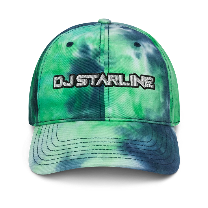 Nebula Tie-Dye Dad Hat with Starline Logo product image (1)