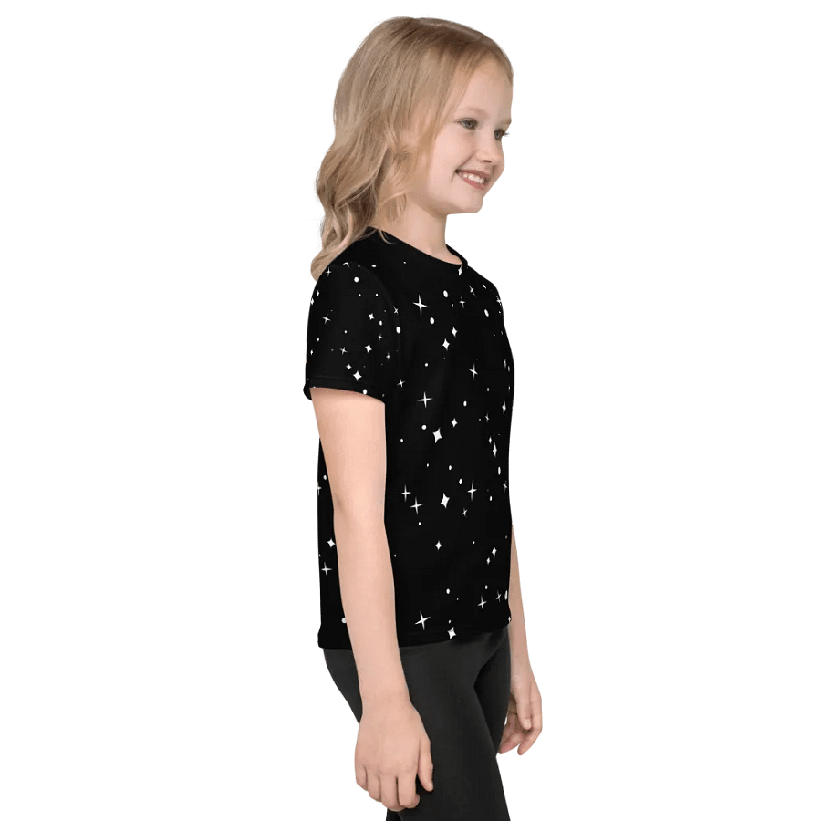 Starry Night Sky All-Over Print Kids T-Shirt product image (4)