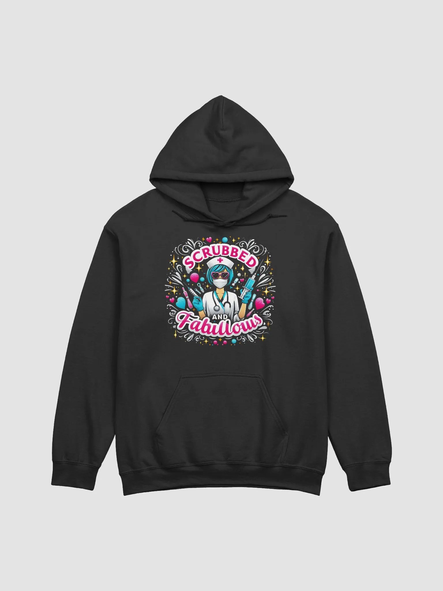 Fabulously Scrubbed Nurse Hoodie product image (1)