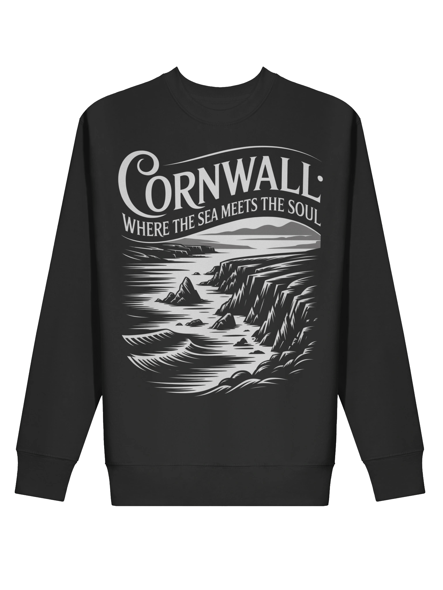 Cornwall: Where the Sea Meets the Soul - Premium Sweatshirt product image (3)