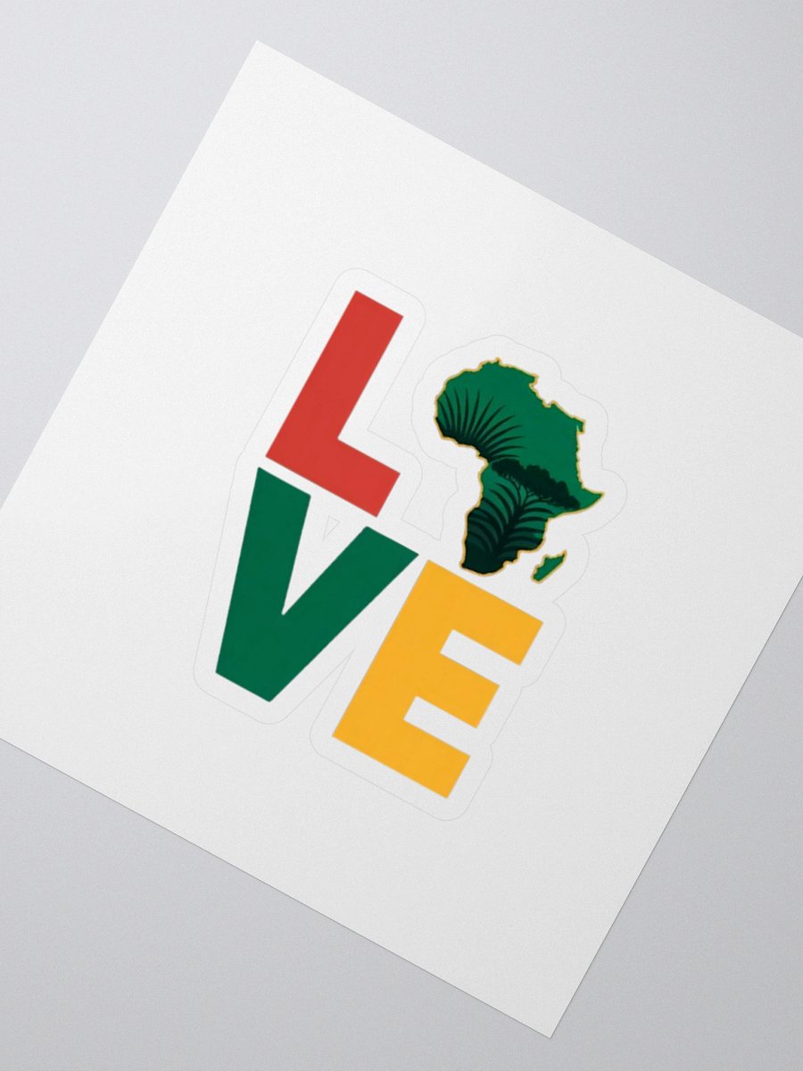African Love Map of Africa Sticker product image (2)