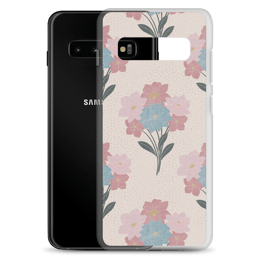 Floral Bunch Block Style Soft Case for Samsung product image (2)
