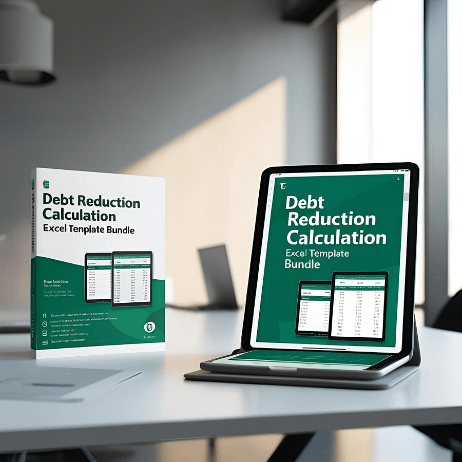 Debt Reduction Calculation Excel Template Bundle product image (5)