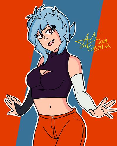artwork of my friend @digitalpuff please support her!!!