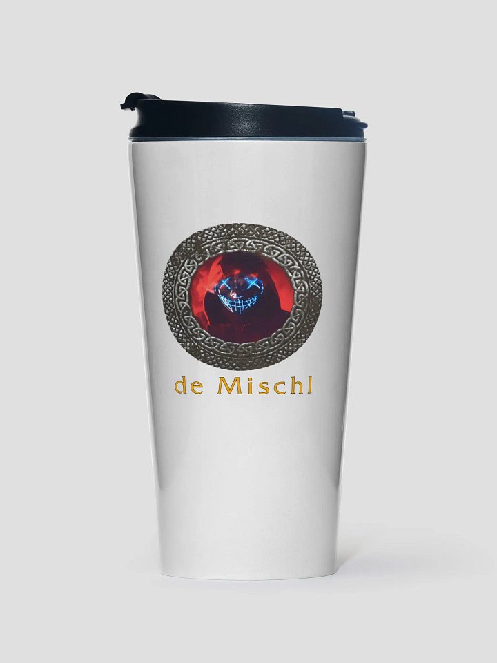 Gothic Skull Emblem Stainless Steel Travel Mug product image (1)